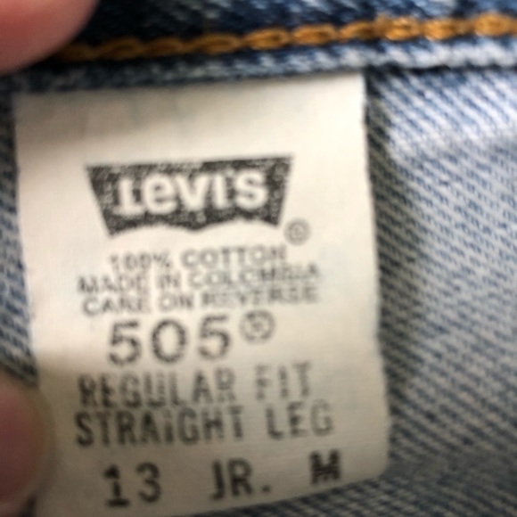 Vintage Levi's 505 High Waisted Mom Jeans 13 JR M. Excellent condition. - Picture 2 of 11